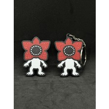 Goka 3D Craft Stranger Things Demogorgon 3D Magnet ve Anahtarlık Seti - Hediyelik Figür Aksesuar