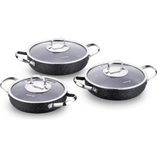 PremiumPort Galaksi 6 Parça Omlet Seti, Şık ve Kullanışlı Mutfak Gereçleri