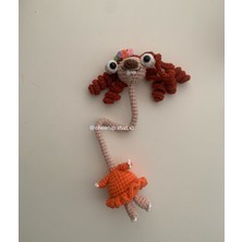 Handmade Amigurumi Kız Sid Direksiyon Süsü