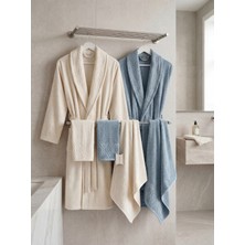 Sofline %100 Pamuk Bornoz Seti, Aile Bornoz Takımı, Havlu Seti, Çeyizlik Bornoz Takımı