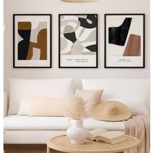 Voba Store Çerçeve Görünümlü Modern Dekoratif Mdf Tablo Seti -152