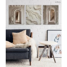 Voba Store 3 Parça Dekoratif Tablo