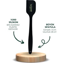 PremiumPort Yumuşak Silikon Spatula Seti, Dayanıklı ve Güvenilir, Çok Amaçlı Kullanım