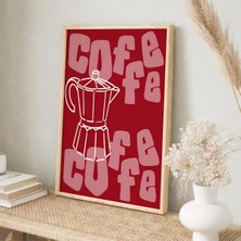 Voba Store Voba Çerçeve Görünümlü Mutfak Kullanımına Uygun Coffee Temalı Mdf Tablo-70