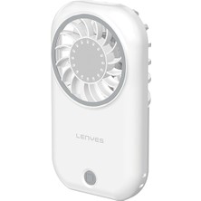 Lenyes LHF17 5 Kademeli Portatif Mini Soğutucu El Fanı Beyaz