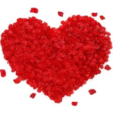 TeknoKapsül Kırmızı Renk Gül Yaprağı Şekilli Konfeti – 5 Paket 500 Adet