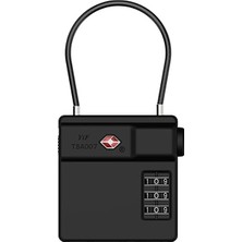 Micflip P25 Tsa Kilit ve Find My Takip Özellikli Valiz Seyehat Kiliti Siyah