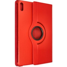 Die Grup  Huawei Matepad Air 11.5 Kılıf 360 Tablet Deri Kılıf - Kırmızı