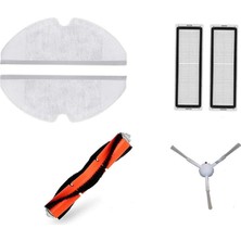 Dijitaldepodan Xiaomi Mijia 1c Vacuum Mop Set 2 adet fiber mop bezi 2 adet hepa filtre 1 adet yan fırça 1 adet ana fırça