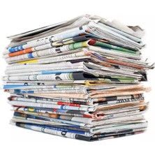 Omeyva Eski Tarihli Kullanılmamış Kiloluk Gazete Kargo Dolgusu Hurda Gazete - 10 Kg.