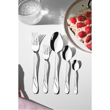 PremiumPort Şık 6 Kişilik 30 Parça Çatal ve Kaşık Takımı Seti