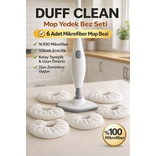 Duff Clean Pirantech Buharlı Temizlik Makinesi Uyumlu Yedek Bez Seti 6 Adet
