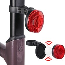 Micflip P20 Bisiklet Reflektörü Suya Dayanıklı Akıllı Takip Cihaz Özellikli Kırmızı