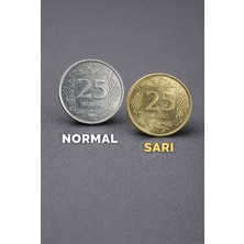 WoodBay 10 Adet 2023 Sarı 25 Kuruş Çil Kondisyon / Sarı 25 Kuruş / Koleksiyonluk