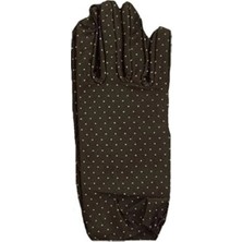 Die Grup  Kahverengi Puantiyeli Çocuk Eldiveni