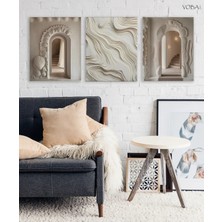 Voba Store 3 Parça Dekoratif Tablo