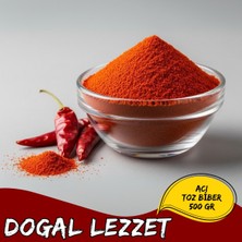 TeknoKapsül Acı Toz Biber Lezzet Artırıcı Toz Kırmızı Biber Yemekler Için 500 gr