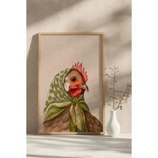 Voba Store Voba Hayvan Temalı Çerçeve Görünümlü Mdf Tablo-60