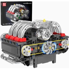 Mould King 10193 Boxer Motor Model Seti 609 Parça Elektrikli Engine