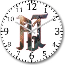 Attack On Titan Logo Duvar Saati, Şık ve Modern Dekorasyon Için Ideal