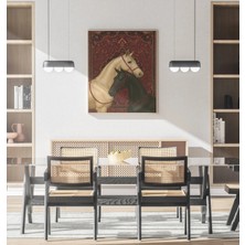 Voba Store Büyük Boy At Temalı Dekoratif Mdf Tablo