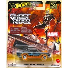 Hot Wheels Premium Ghost Rider Charger – Marvel Koleksiyon Aracı Metal Gövde (HXD63)