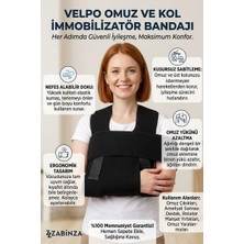 Zabinza Velpo Bandajı - Omuz ve Kol Sabitleyici Askı - Ameliyat Sonrası Destekleyici Stabilizasyon Bandajı-Standart