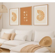 Voba Store 3 Parça Iskandinav Çerçeve Görünümlü Mdf Tablo Seti-73