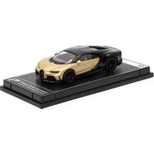 PosterCars Hyper Car Bugatti Chiron Supersport Silk & Nocturne Black -League Collection 1/64 Model Araba