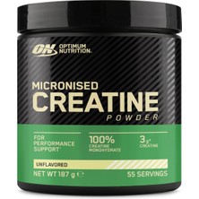 Optimum Nutrition Kreatin Monohidrat Aromasız 187 G 55 Servis Kas Gücü ve Dayanıklılık Desteği