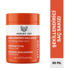 Ashley Joy Saç Sakızı Fiber Gum 90 ml - Maximum Tutuş Mükemmel Şekillendirme