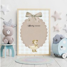 Voba Store Voba Özel Isimli Çocuk Odası Tablosu Çerçeve Görünümlü-88