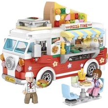 Loz Block Oyuncak Pizza Arabası 491 Parça LZ-1739