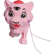 Famemus Accessory Işıklı ve Sesli Yürüyen Sevimli Hayvan Oyuncak 🐾 Pembe Renk