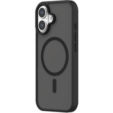 Crocus Safegrıp IPHONE 17 Magsafe Ozellıklı Rubber Kılıf Sıyah