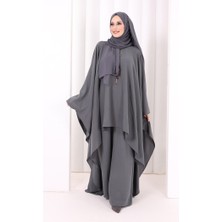 Bym Fashion Kolyeli Tunik Pantolon Takım 8026 Antrasit