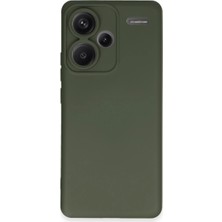 KSB Store Xiaomi Redmi Note 13 Pro Plus Kılıf Nano Içi Kadife Silikon - Koyu Yeşil
