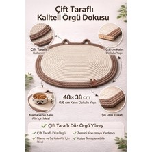 Kedi ve Köpek Mama ve Su Kabı Paspası