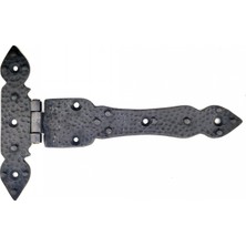 Pileli Store Antika Tarz Dekoratif Pirinç Kuyruklu Düğmeli Menteşe No3 - 155X240 Mm, Oksit