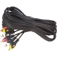 Fully 3 Rca 3 Rca 5 Metre Kablo