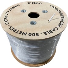 Ttec KBL-CAT5E-24CCA/IN500B Iç Mekan Pvc Kablo - 500M Beyaz (Tss)