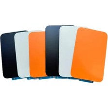 OEM Iphone Uyumlu 17 Pro Arka Kapak Pil  Batarya Kapağı - Turuncu