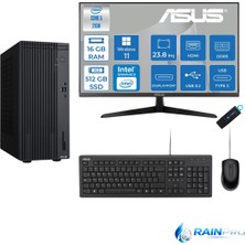 Expertcenter P500MV Core 5-210H 16 GB Ram Ddr5 512 GB SSD WİN11PRO Asus 23.8'' Monitör C52108512B0D23RNP01