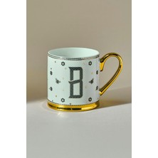 PremiumPort B Harfli 330 ml Kupa, Şık ve Kullanışlı Tasarım, Hediye Için Uygun