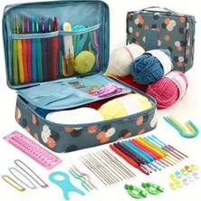 İğne İzi Yeni Başlayanlar Için Tığ Başlangıç Seti, Iplik, Iğne ve Çanta ile Komple, Kendin Yap Örgü Kiti