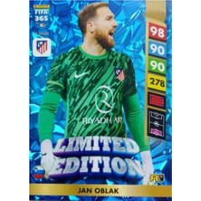 Panini Fıfa 365 Adrenalyn Xl 2025 Limited Edition Jan Oblak Futbolcu Kartı