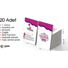 İnformal Yayınları En Güzel Hediye Informal 20 Adet Çizgisiz Mini Not Defteri 9X13 cm 1.hamur Amerikan Cilt 50 Sayfa