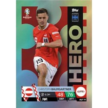 Topps Match Attax Euro 2024 Futbol Kartları Avusturya Christoph Baumgartner AUT11