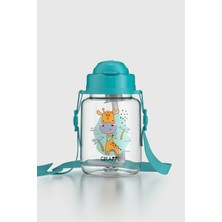 Renga Dore Desenli 330 ml Pipetli Tritan Bebek Suluk 912123 Mavi