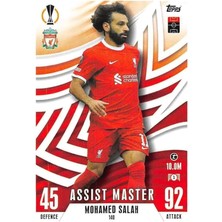 Topps Match Attax Extra 2023 2024 Mohamed Salah Assist Master